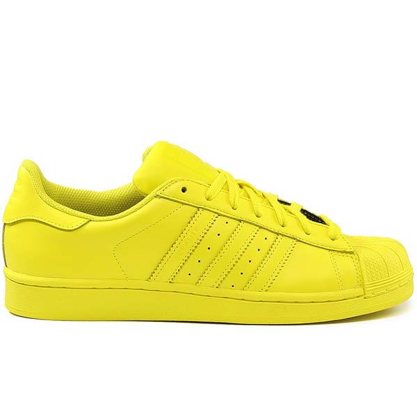 adidas superstar jaune